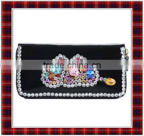 Fashion Rhinestone human Made Girlish Wallets (BTYB007)