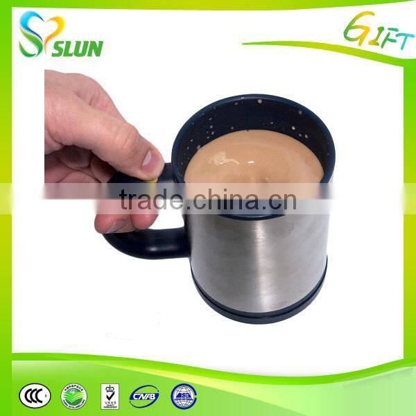 New product 2015 self stirring coffee mug novelty mugs