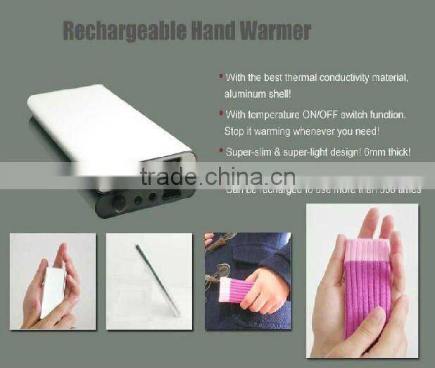 Promotional gift usb rechargeable hand warmer