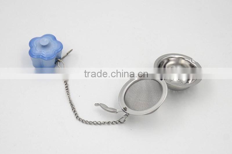 Turquoise Macaron stainless steel 304 Tea Infuser for promotional gift