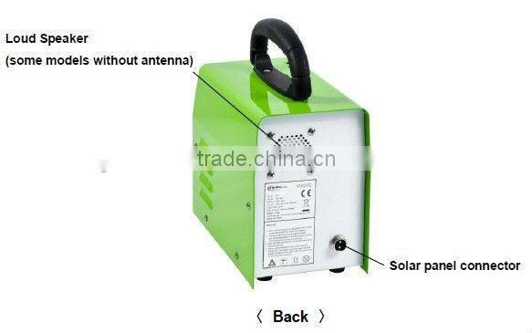 20W light solar system for home application