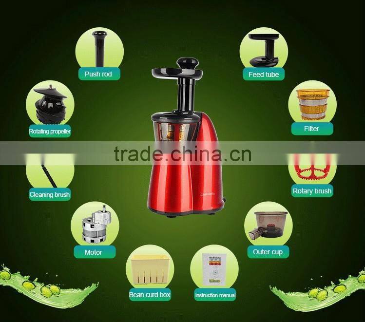 304 food grade stainless steel juicer machine,high juice rate juice dispenser with big mouth HJ-CM019