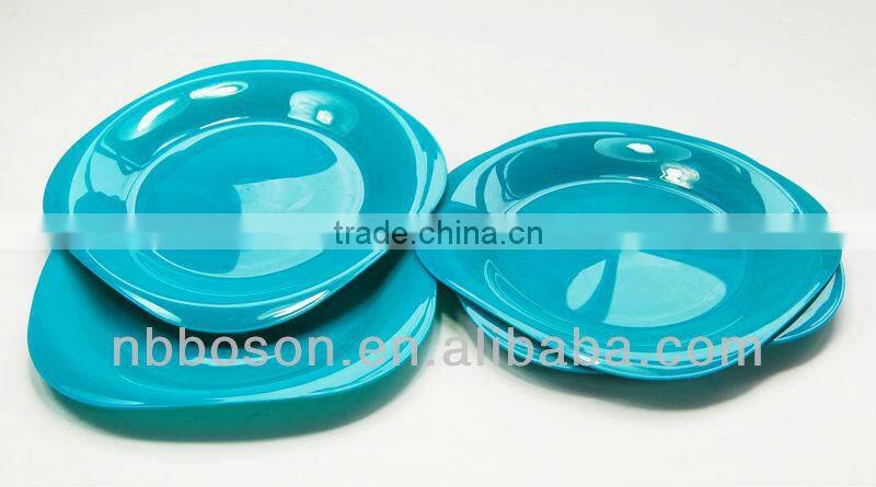 6pcs plastic dinnerware sets