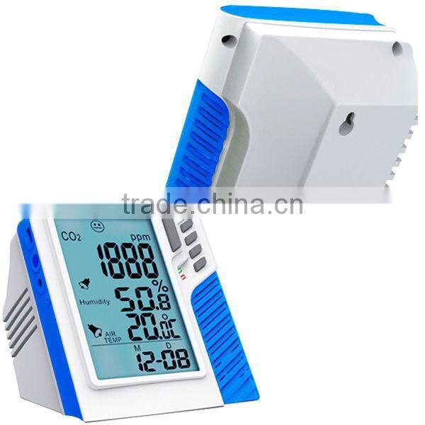 Digital Wall mount / Carbon Dioxide CO2 Temperature RH data logger Monitor Indoor Air Quality 0~9999ppm Made in Taiwan