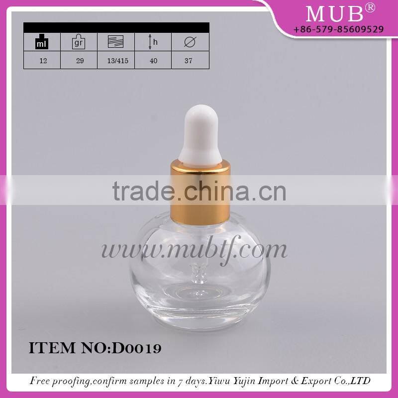 2016 top quality whosale empty glass eaaential oil bottles with high quality