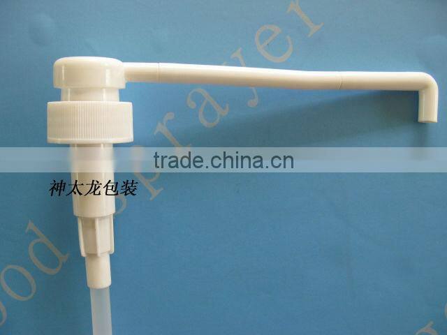 Plastic mist sprayer pump with long nozzle 28/410
