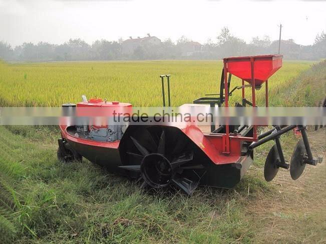 rice farming boat tractor, rice paddy tractor