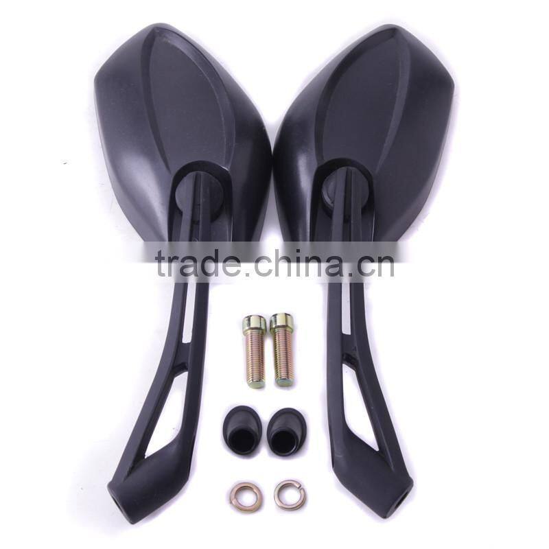 2X UNIVERSAL 10MM SPORTS MIRRORS For KAWASAKI Z750R W800 VERSYS 650 KLE650