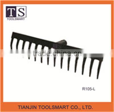 Garden rake Steel Forged Landscape Root Rake Heads leaf rake