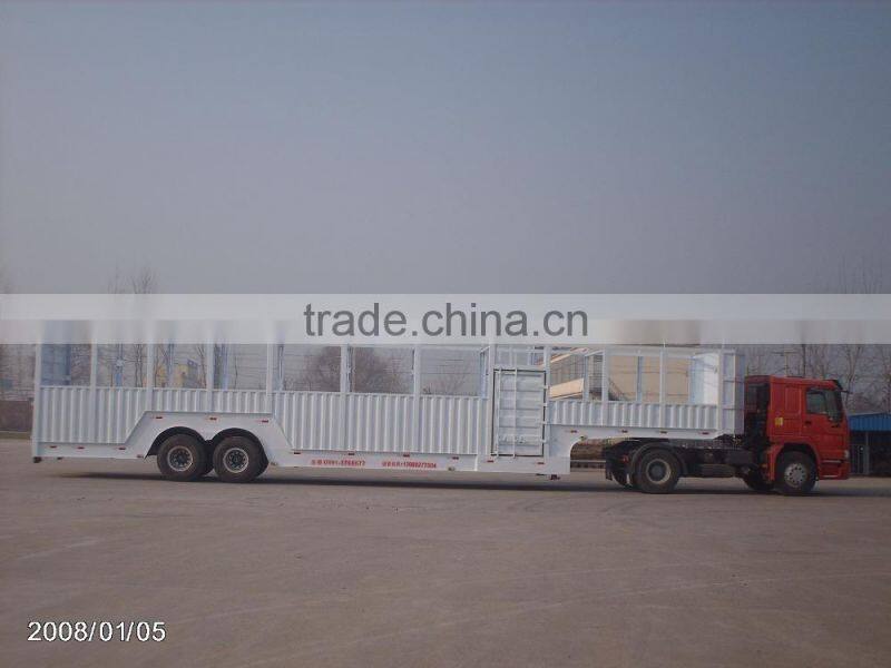 15~60ton china car transport semi truck car carrier trailer