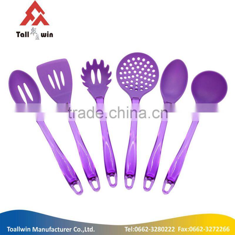 2015 6pcs Nylon kitchen tool set/Nylon cooking utensils/house nylon tools