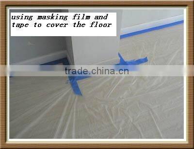 Pre-taped masking film