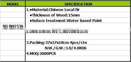 Simple small wooden bird's nest,FSC wood bird house