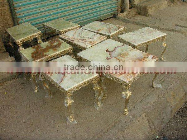 Elegant white Onyx table