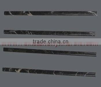 NATURAL BLACK AND GOLD (MICAEL ANGELO) MARBLE PENCIL MOLDING