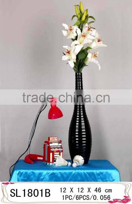 2015 new fiberglass modern vase flower vase for decoration