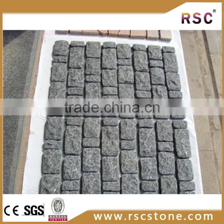 Driveway stack paving stone mesh tile