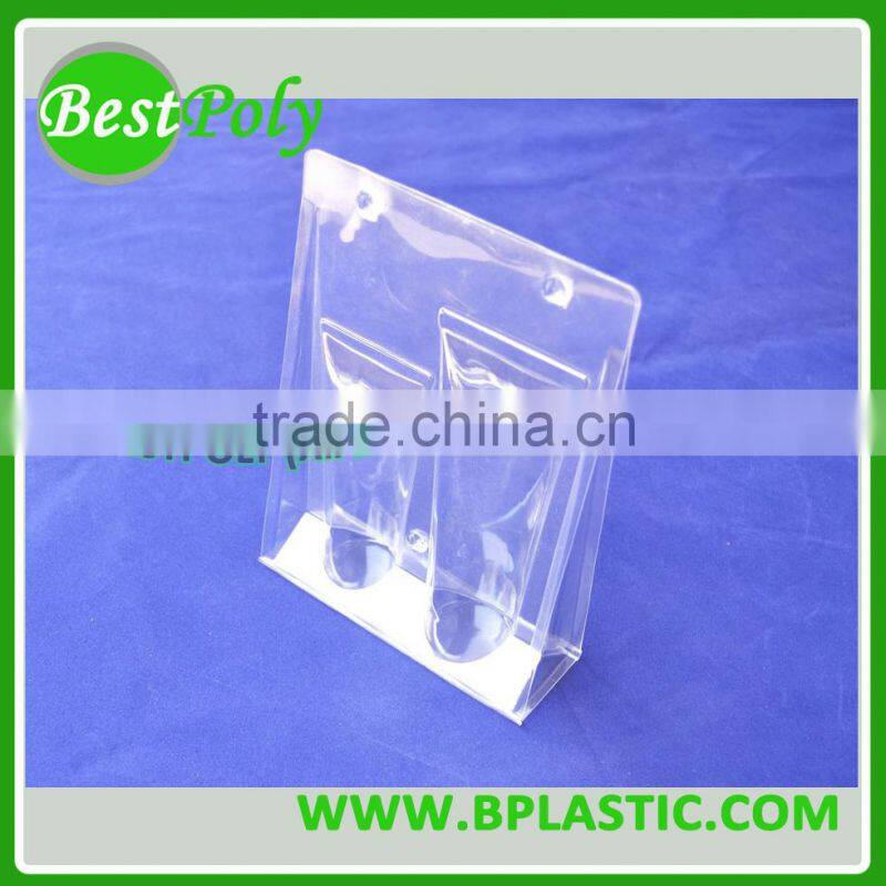 Disposable Thermoformed plastic blister packaging for cosmetic
