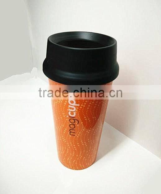 wholesale double wall disposable plastic drinking cup