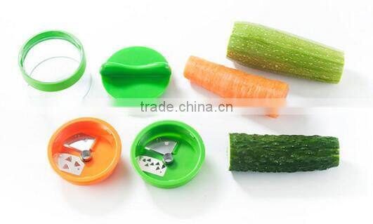 Kitchen manual plastic hand held spiralizer fruit vegetable slicer