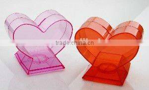 Wholesale plastic lovely heart shaped money box