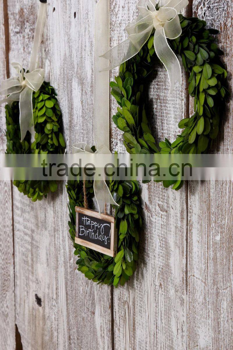 8'' preserved boxwood wreath wholesale