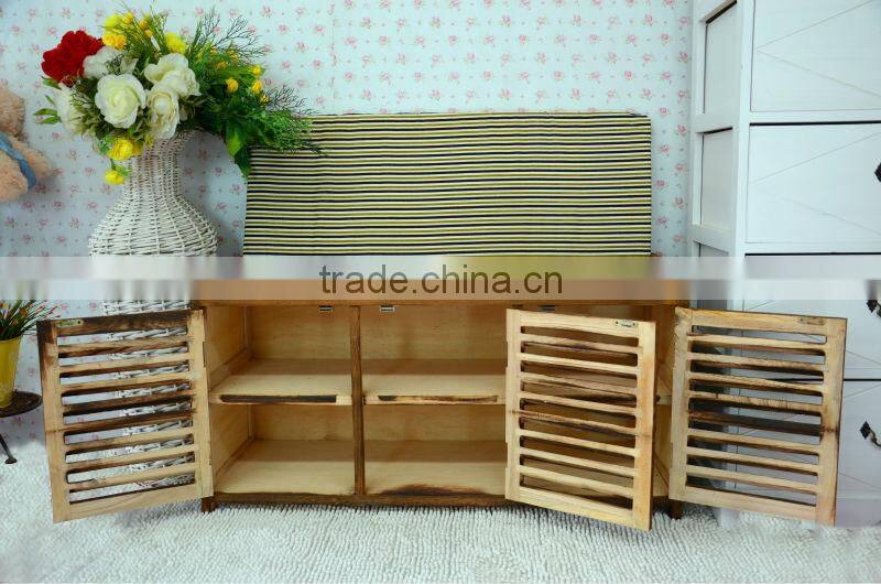 Handcrafted Wooden Shoe storage cabinet