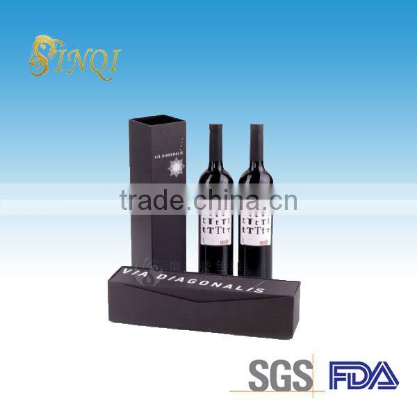 Classical cheap wine box wine glass storage box