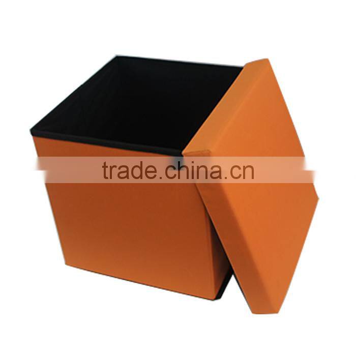 Green Storage Cube Basket Footrest