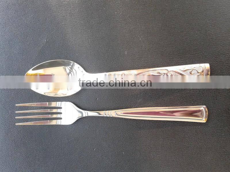 Stainless steel cutlery/tableware dinner ware ss fork