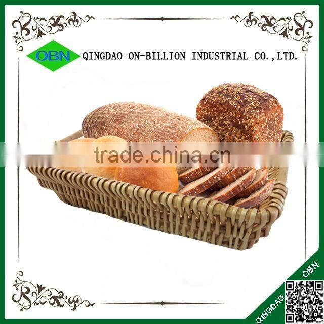 Wholesale cheap wicker rectangular woven bread basket for sale
