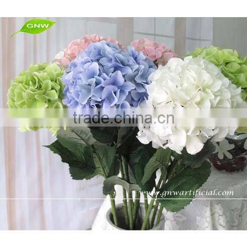 GNW FLH05 Chinese Wedding Accessories Hand made Silk Hydrangea Flowers Artificial 2014 New style