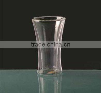 2017 High Clear good quality Double Wall Glass cups
