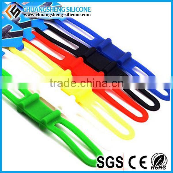 bicycle front light silicone banding straps