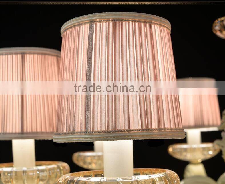 ZG202 Momoda luxury decorations French style ceramic Cream white living room bedroom villa big lighting chandelier pendant lamp