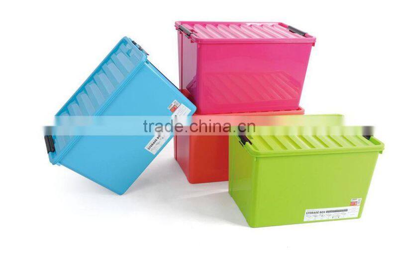 60Lplastic storage Box / Finishing Box with cover and lock