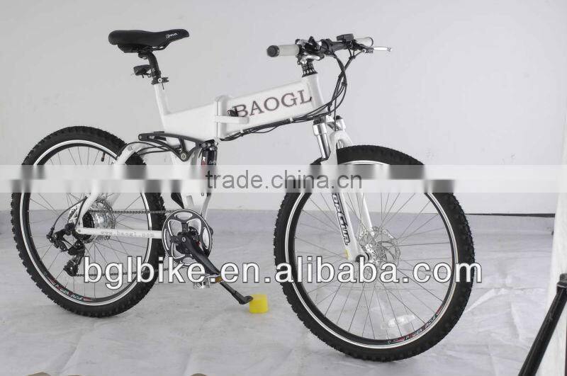 folding electric mountain bike