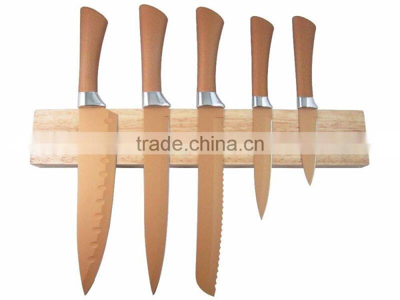 Good Quality 5 pcs Non-Stick Chef Knife Set