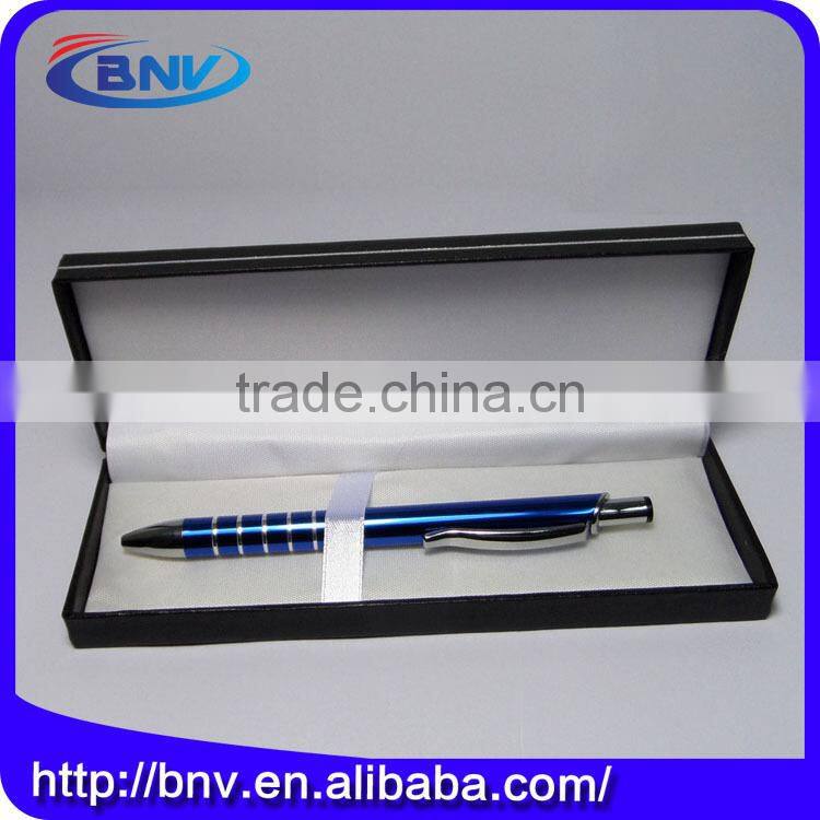 Office use cheap colorful ball pen gift box