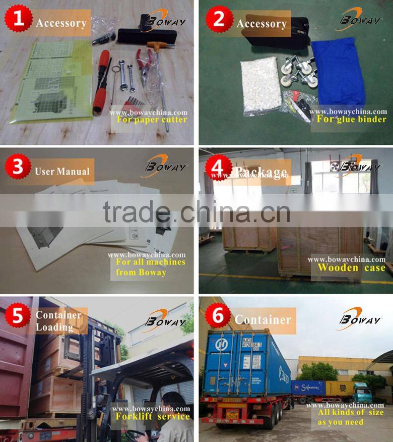 2016 BOWAY T9G 360 degree opening 2 in 1 EVA PUR auto bookbinding machine