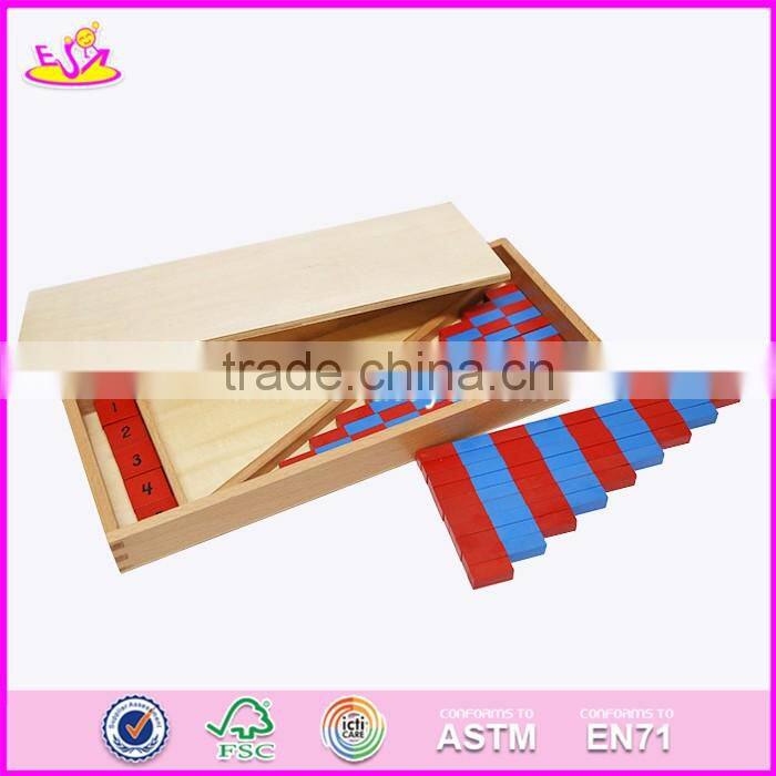 2017 New design montessori preschool wooden baby learning toys W12F005