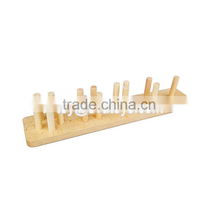 Hot sale preschool stacking geometry blocks wooden baby sorting toys W13D112