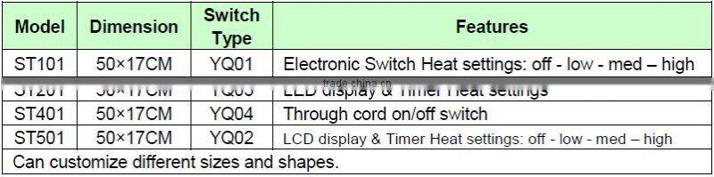 OEM Electric Foot Heating Pad With CE Certification