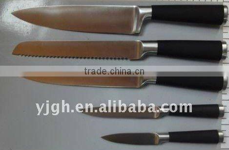 5pcs kitchen knife sets stainless steel cutlery chef knives