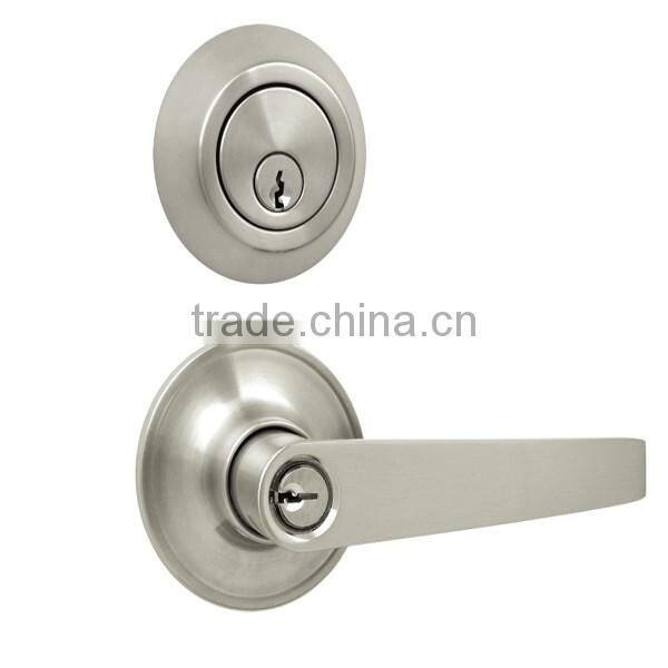 Stainless Steel More security Combo lock, dead bolt with knob lock, wooden door lock set
