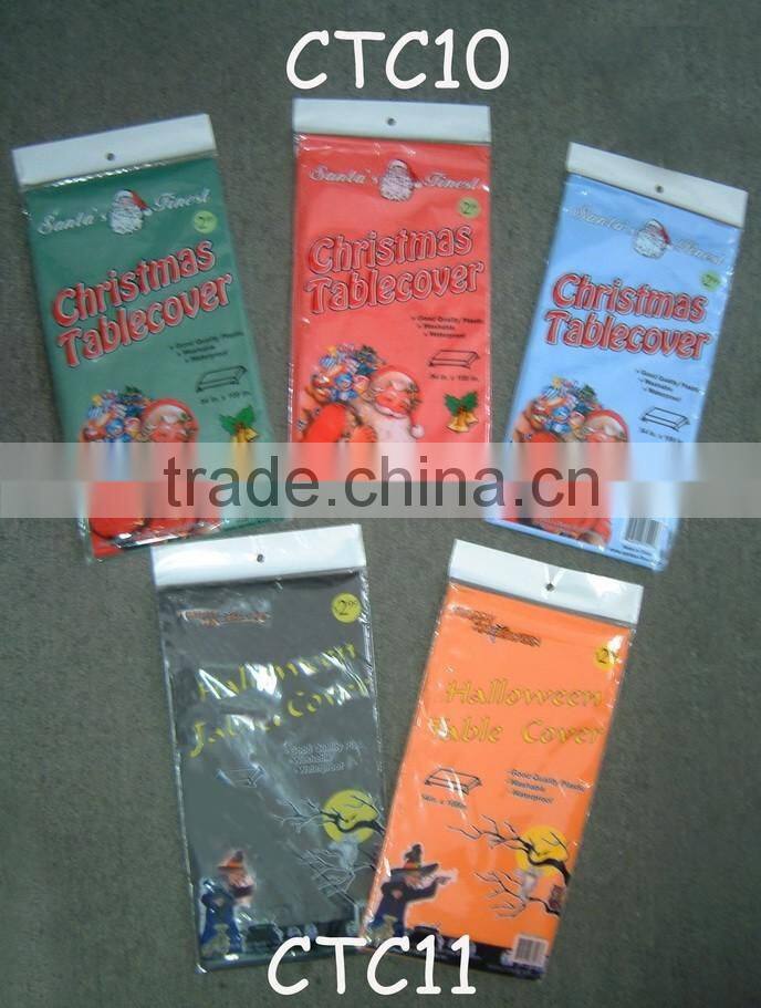Fancy plastic Party tablecloth,disposable table cover