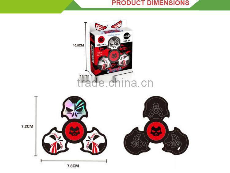 New product light toys finger gyroscope crazy spinner hand