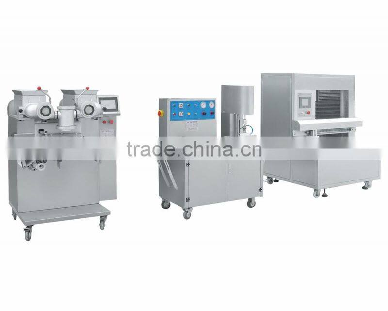 2017 Haitel HTL-3000 Automatic Mooncake center-filling machine for Mooncake Producing Line