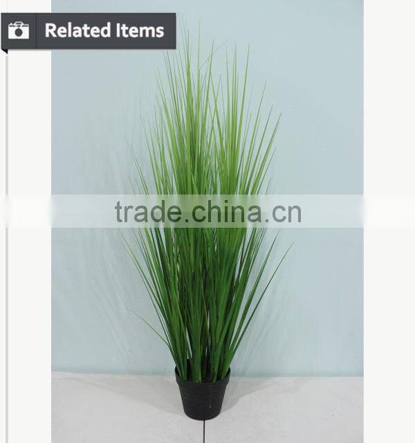 Artificial potted grass onion grass for indoor decoration artifiical grass plants