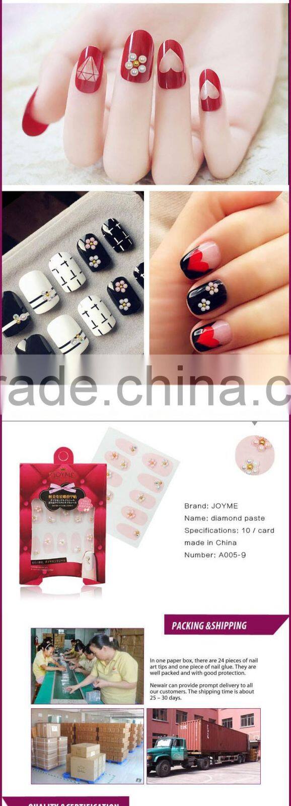 New Air Nail Art 3d Stickers With Stone